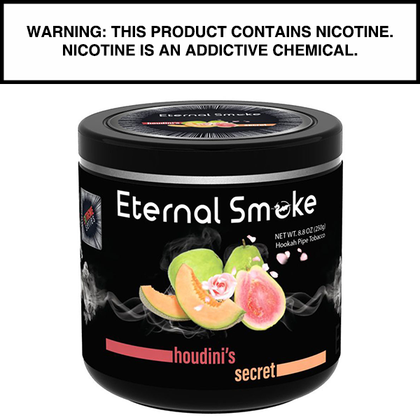 250 Gram Eternal Smoke Shisha Houdinis Secret Flavor Hookah Tobacco