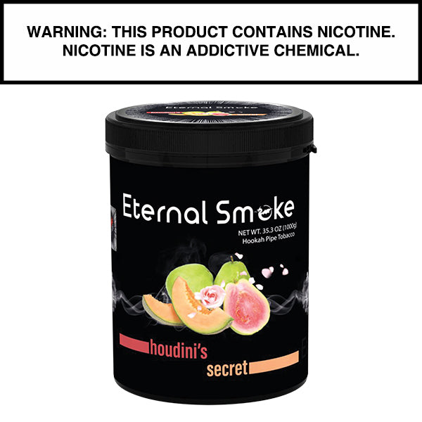 1,000 Gram Eternal Smoke Shisha Houdinis Secret Flavor Hookah Tobacco