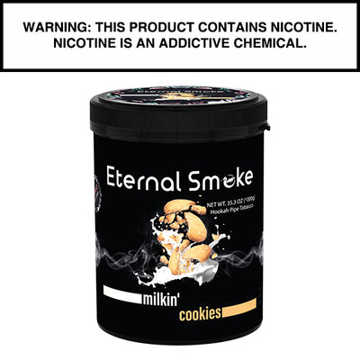 1,000 Gram Eternal Smoke Shisha Milkin Cookies Flavor Hookah Tobacco