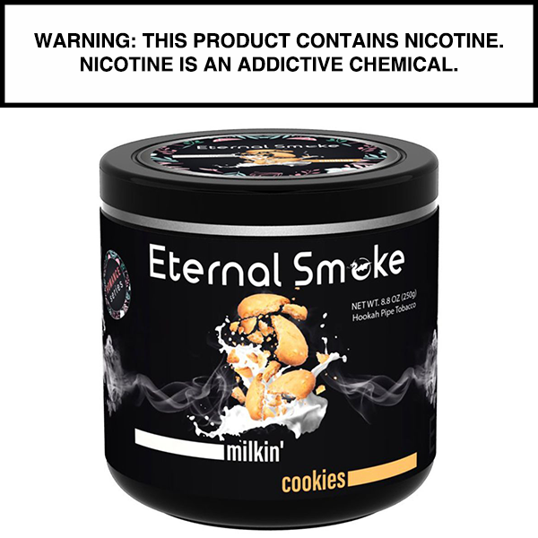 250 Gram Eternal Smoke Shisha Milkin Cookies Flavor Hookah Tobacco