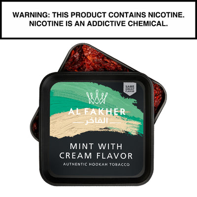 1000 Gram Al Fakher Kilo Shisha Mint with Cream Flavor Hookah Tobacco