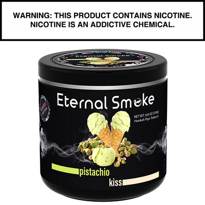 250 Gram Eternal Smoke Shisha Pistachio Kiss Flavor Hookah Tobacco