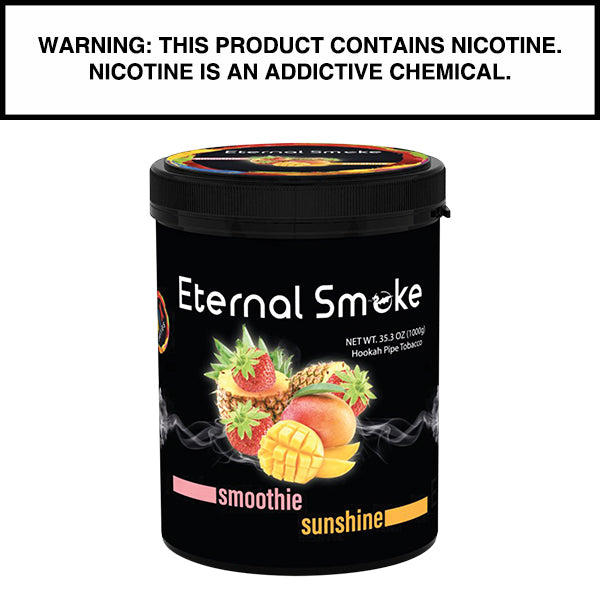 1,000 Gram Eternal Smoke Shisha Smoothie Sunshine Flavor Hookah Tobacco